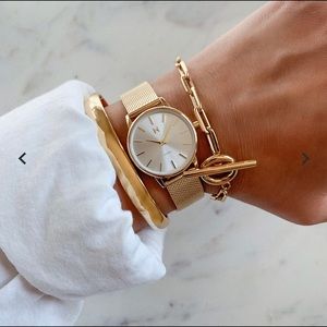 MVMT petite gold watch